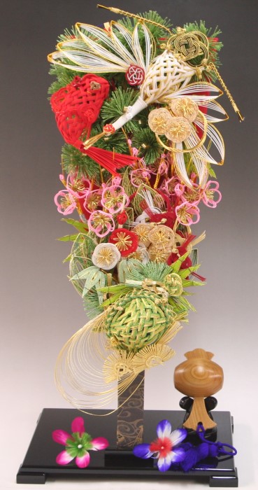 結納 水引 羽子板リメイク 制作例(320)