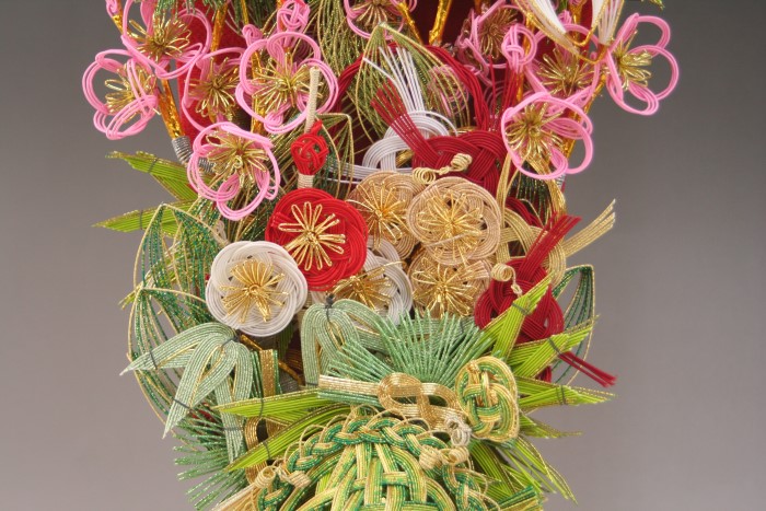 結納 水引 羽子板リメイク 制作例(320)